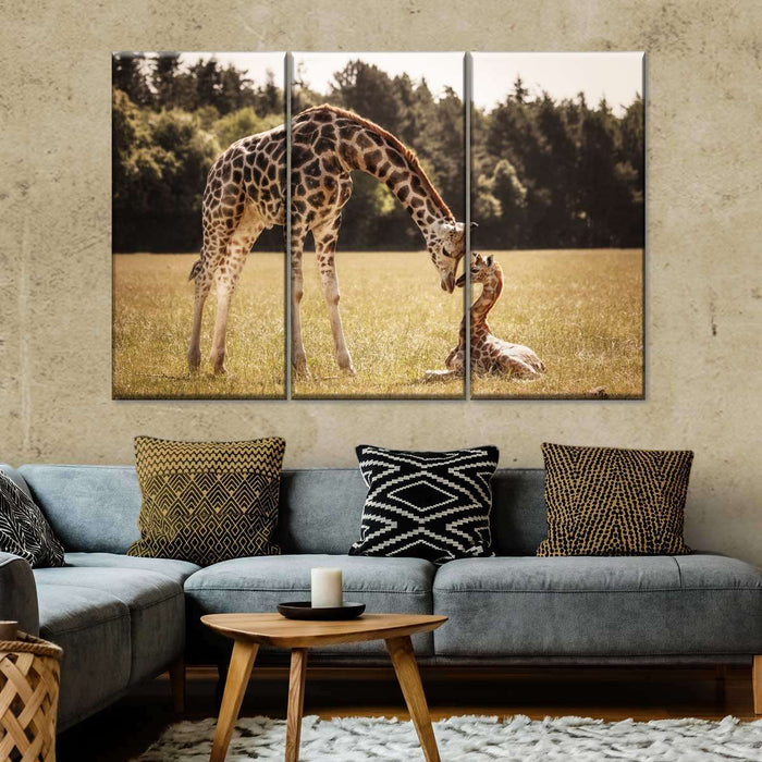 Loving Giraffes Wall Art