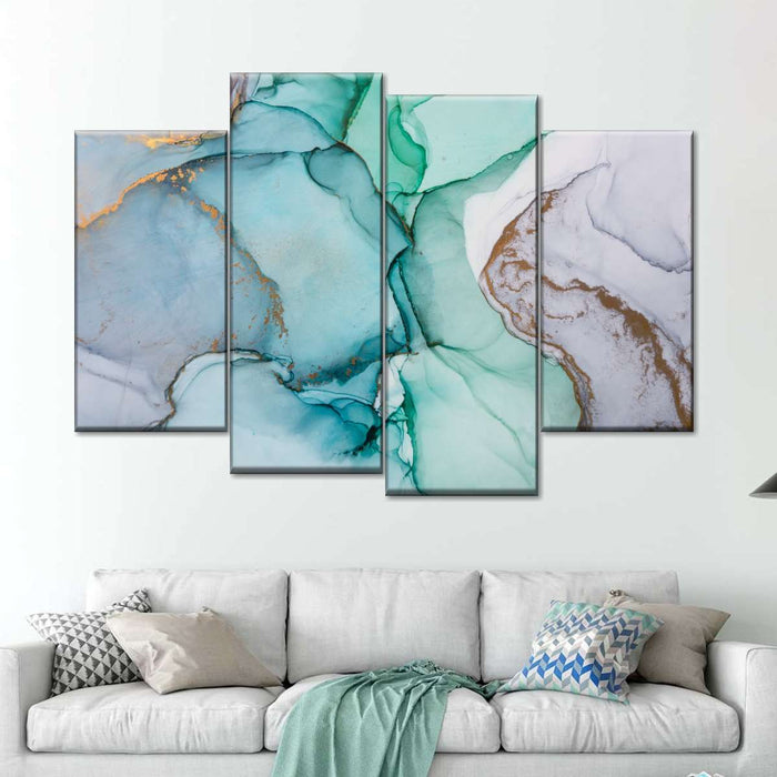 Light Ink Abstract Wall Art