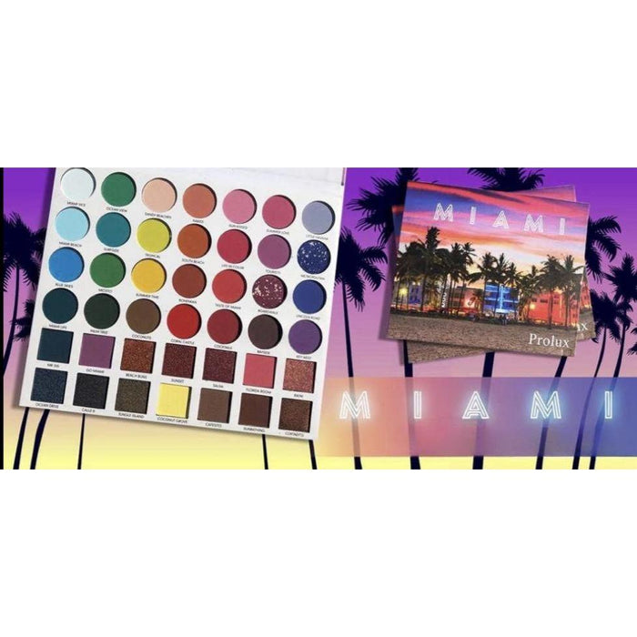 Prolux Cosmetics - Miami Eyeshadow Palette