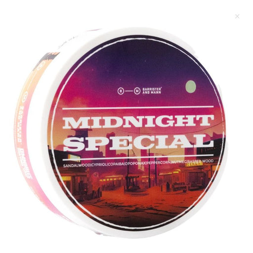 Barrister & Mann Midnight Special Shaving Soap 4 Oz