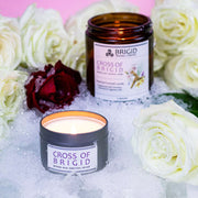 Brigid Trading Company Imbolc Soy Wax Candle - Heather, Rose, Narcissus & Vetiver Premium Scented Candle