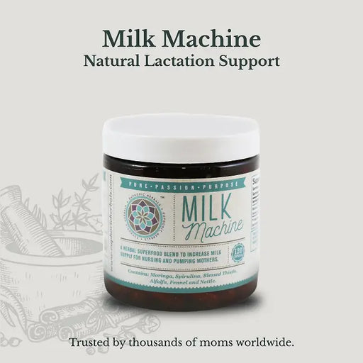 Euphoric Herbals Milk Machine - Breastfeeding Supplement Breastfeeding Capsules Light Gray 7-10 Day Supply,15-20 Day Supply,30-40 Day Supply