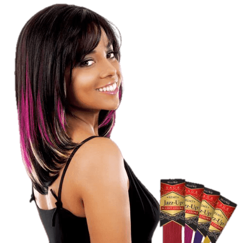 VIP Extensions MilkyWay Saga Remy Jazz-Up Accent Colors 10" Hair Extensions