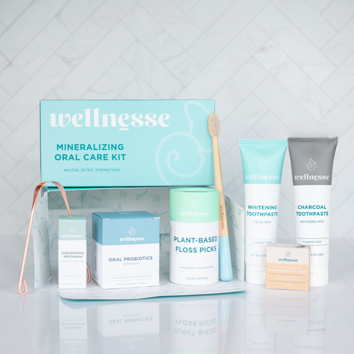 Wellnesse Mineralizing Oral Care Kit Oral Care Light Gray