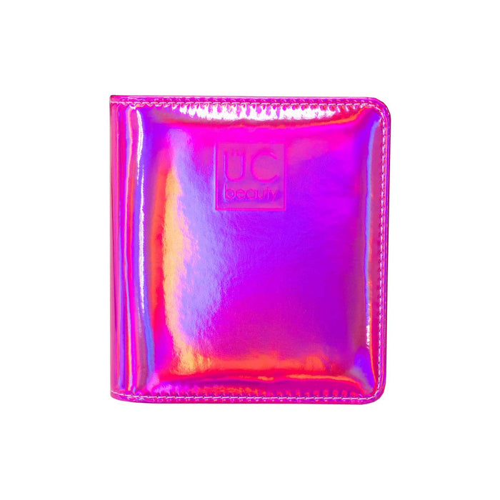 Uberchic Beauty Mini Hot Pink Holographic Nail Stamp Storage Binder