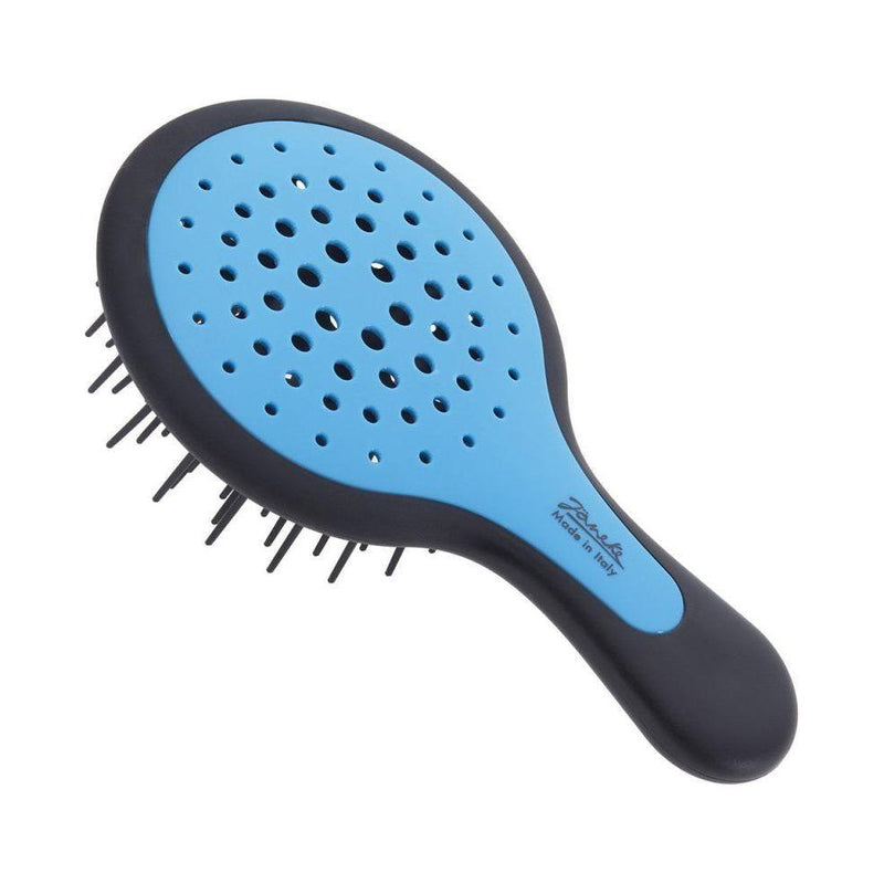 Janeke Janeke Mini SuperBrush Black and Blue - Model No. 71SO220NEP BFL Hair Brush