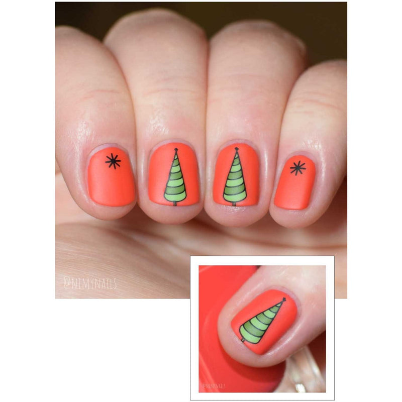 UberChic Beauty Minimalist Christmas Stamping Plate