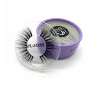 VIP Extensions Mink Fur Eyelashes - Purple Box Strip Lashes