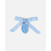 Be A Heart Miraculous Medal Blue Gingham Petite Bow Accessories