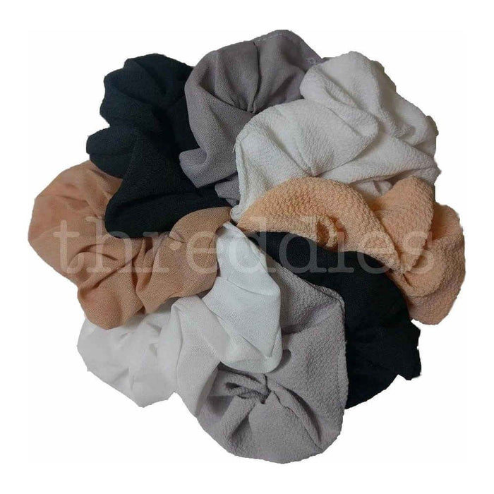 Threddies Mixed Texture Scrunchies