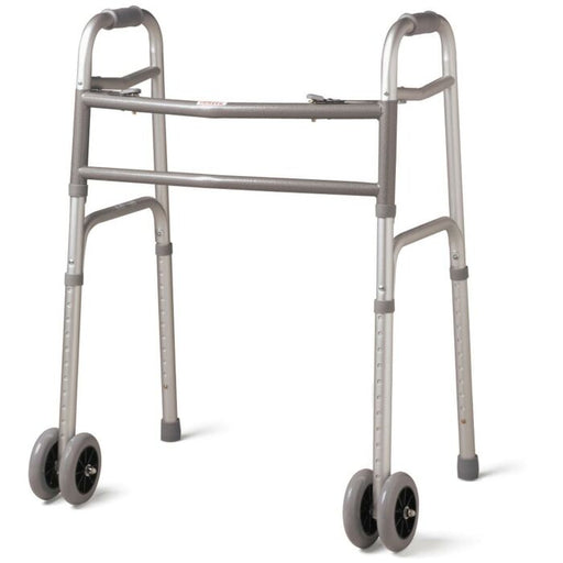 Drive Medical Drive Bariatric Aluminum Walker with Wheels Walkers