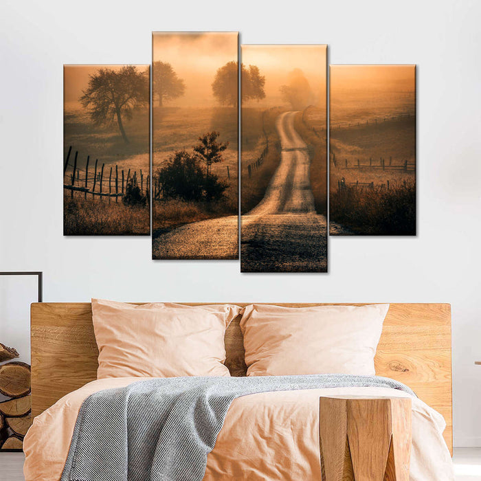 Field Of Fog Wall Art