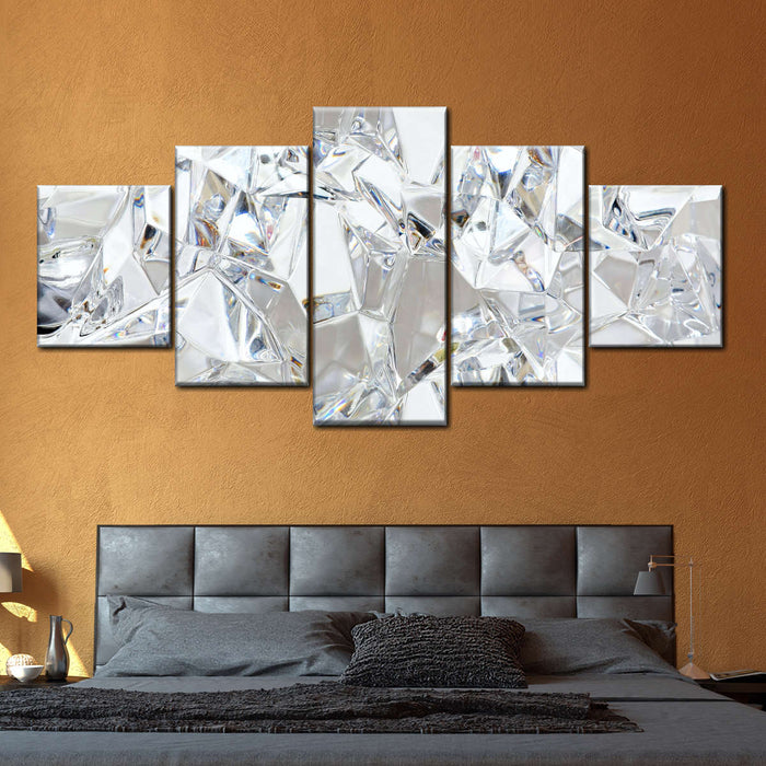 Abstract Ice Wall Art