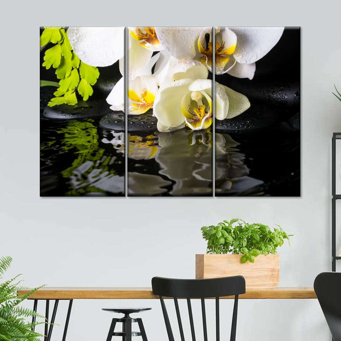 Delicate Zen Orchids Wall Art