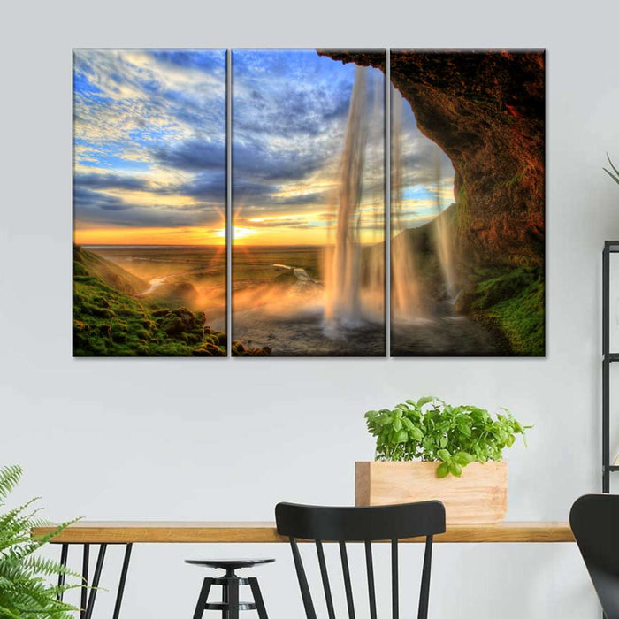 Mountain Waterfall Wall Art