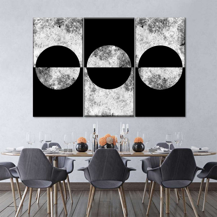 Black Background Abstract Wall Art