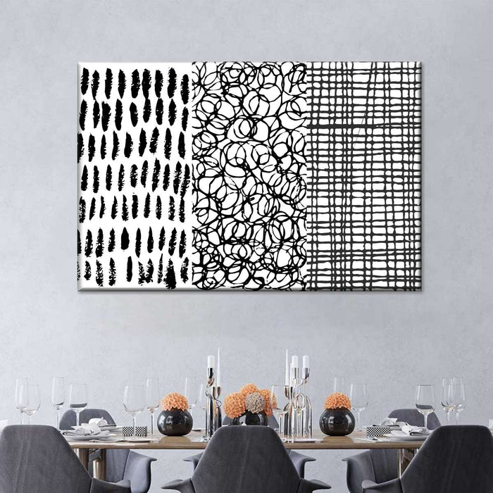 Bold Scribbles Abstract II Wall Art