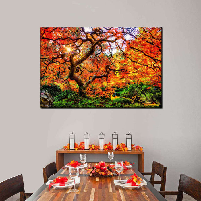 Autumn Japanese Maple Tree Wall Art