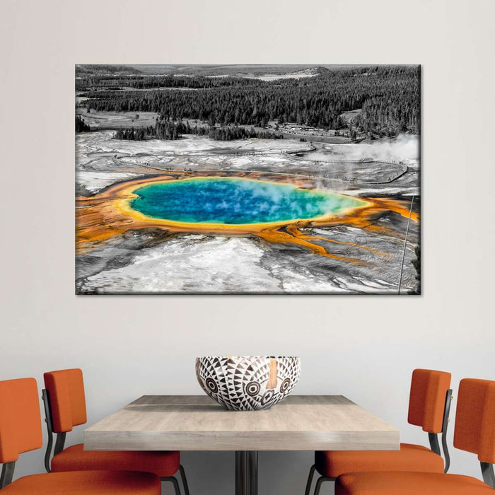 Grand Prismatic Spring Pop Wall Art