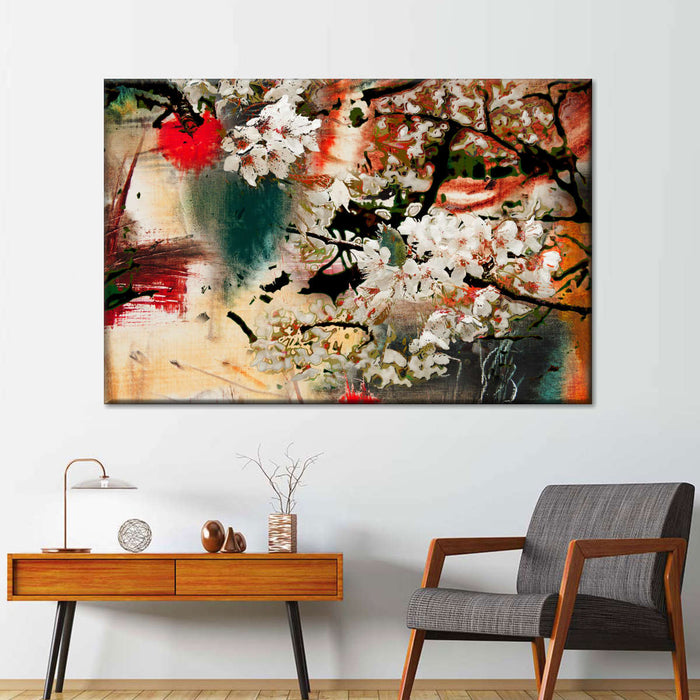 Japanese Flower Wall Art