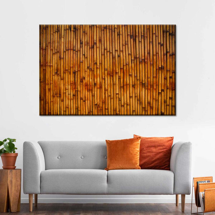 Bamboo Fence Wall Art