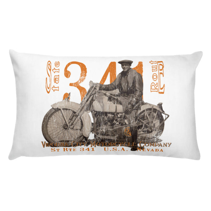 J-Model Harley "Polly" - Filled Motorcycle Throw Pillow