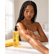Boldenusa.com Sweet Vanilla Shea Oil | Moisturizing Body Oil for Dry, Thirsty Skin | 16.9 Fl Oz Shea Oil White Smoke