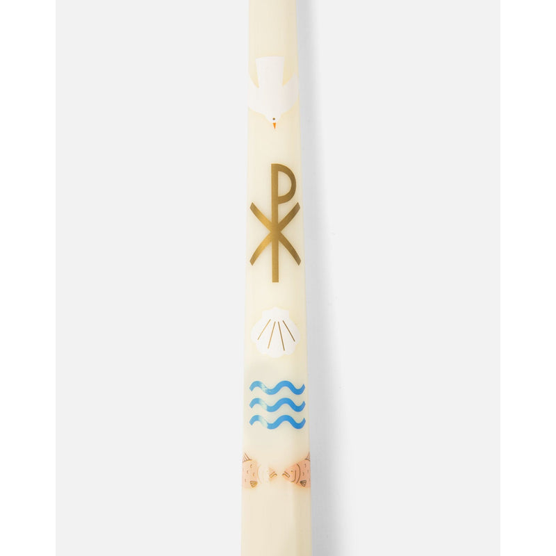Be A Heart Living Water Baptism Candle (Multicolor) Candles