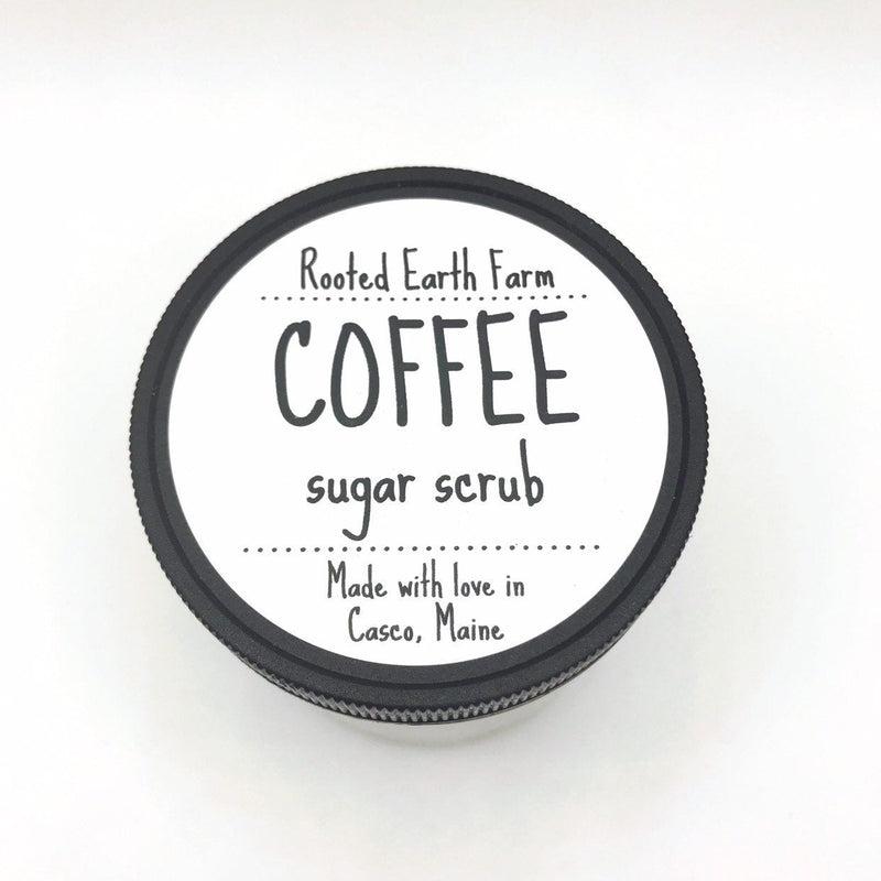 Rooted Earth Farm + Apothecary Coffee Sugar Body Scrub Face Masks + Scrubs