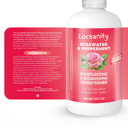 Locsanity Rosewater and Peppermint Moisturizing and Nourishing Conditioner Shampoo & Conditioning