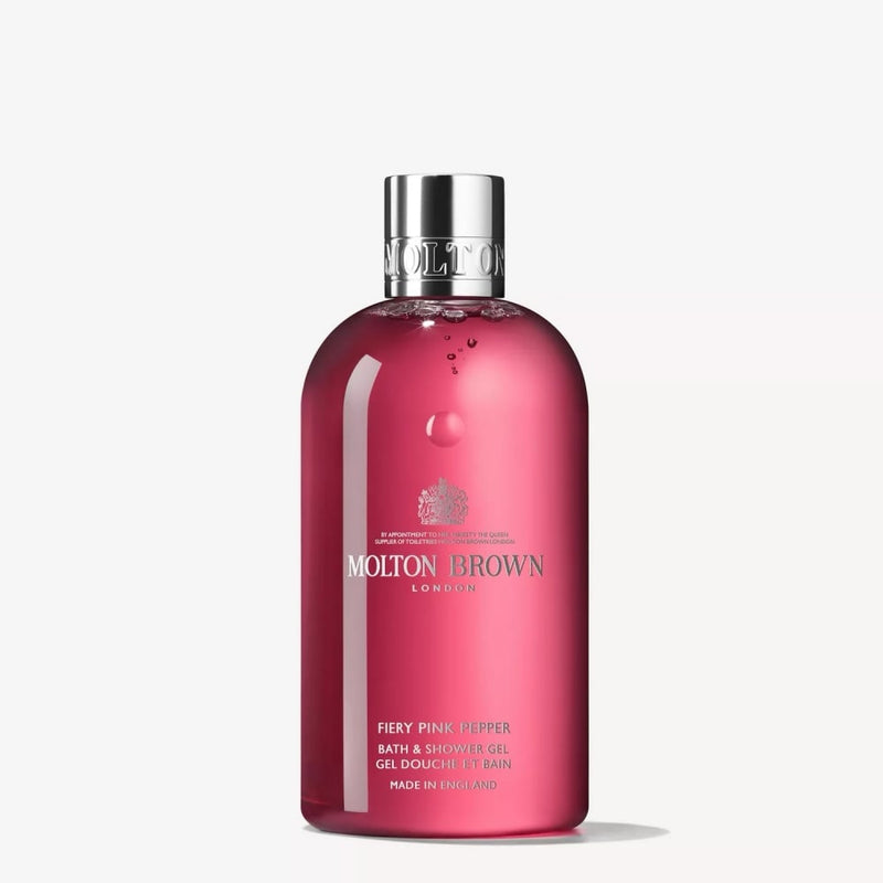 Nava Beauty Molton Brown Fiery Pink Pepper Bath & Shower Gel 10fl oz White Smoke