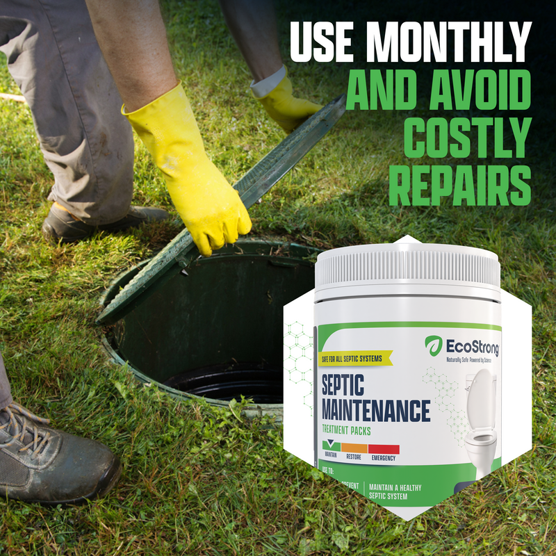 EcoStrong Septic Tank Treatment Packs Drain & Septic > Septic System Maintenance