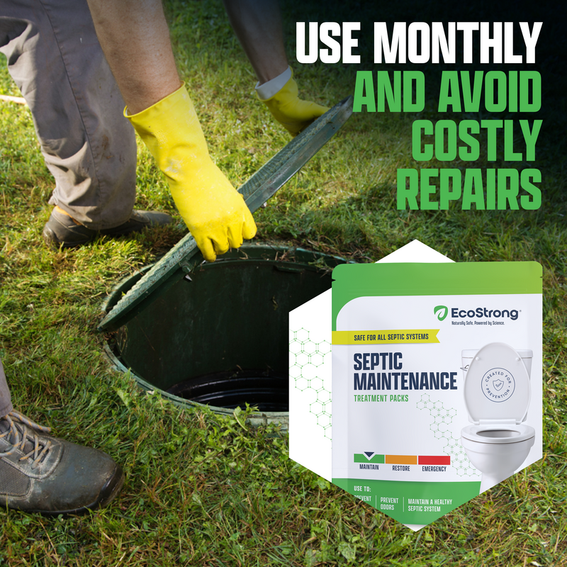 EcoStrong Septic Tank Treatment Packs Drain & Septic > Septic System Maintenance