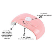 minimanimoo BOW Portable LED Lamp 54W Nail Brushes/tools