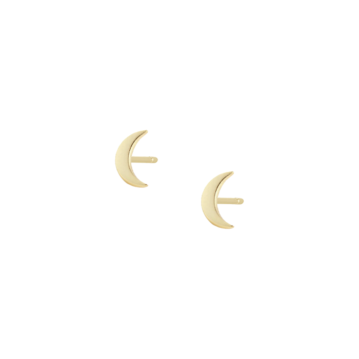 Moon Stud Earrings