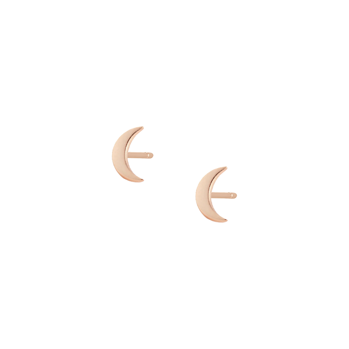 Moon Stud Earrings