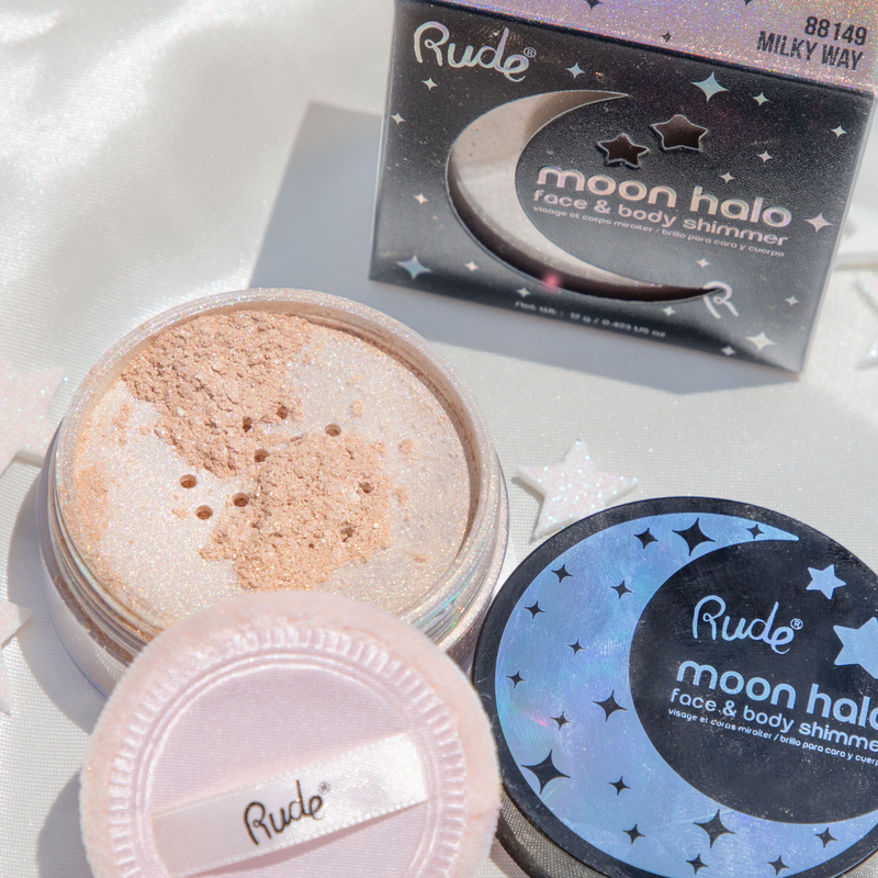 Rude Cosmetics Moon Halo Face & Body Shimmer Highlighter