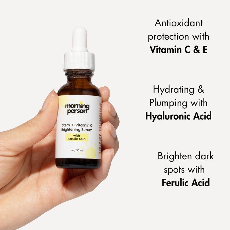 Morning Person Beauty Morning Person Stem-C Vitamin C Brightening Serum with Ferulic Acid Serum