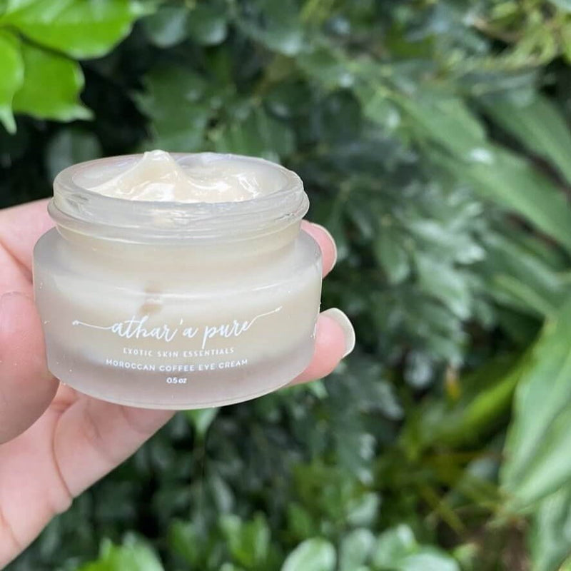Athar'a Pure Moroccan Coffee Eye Cream (Vegan, Organic, 100% Natural) Face