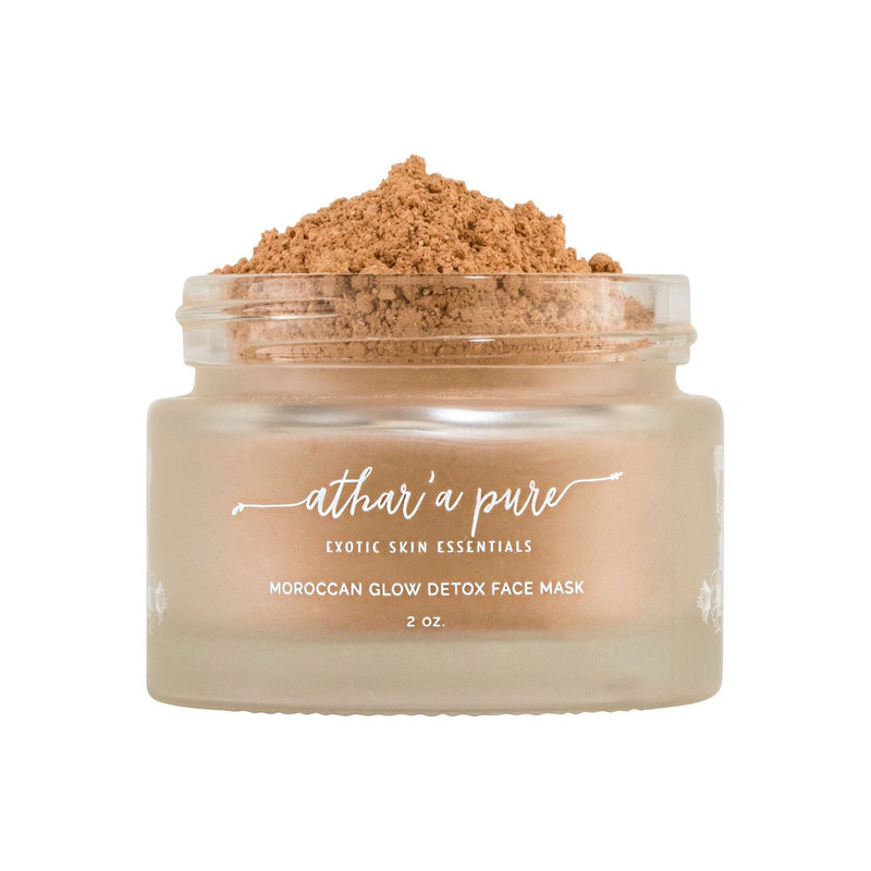 Athar'a Pure Moroccan Glow Detoxifying Face Mask (Vegan, 100% Natural) Face