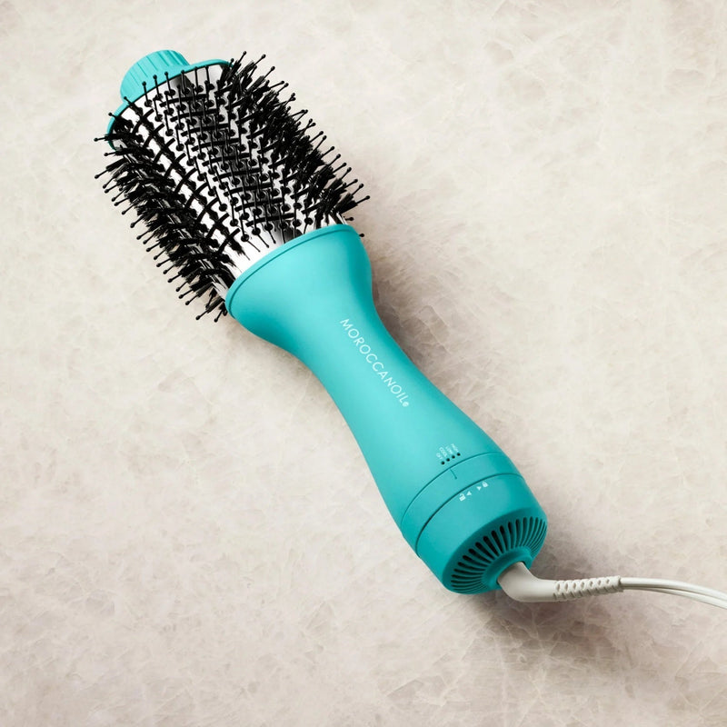 Nava Beauty Moroccanoil Effortless Style 4-in-1 Blow-Dryer Brush Hair Antique White