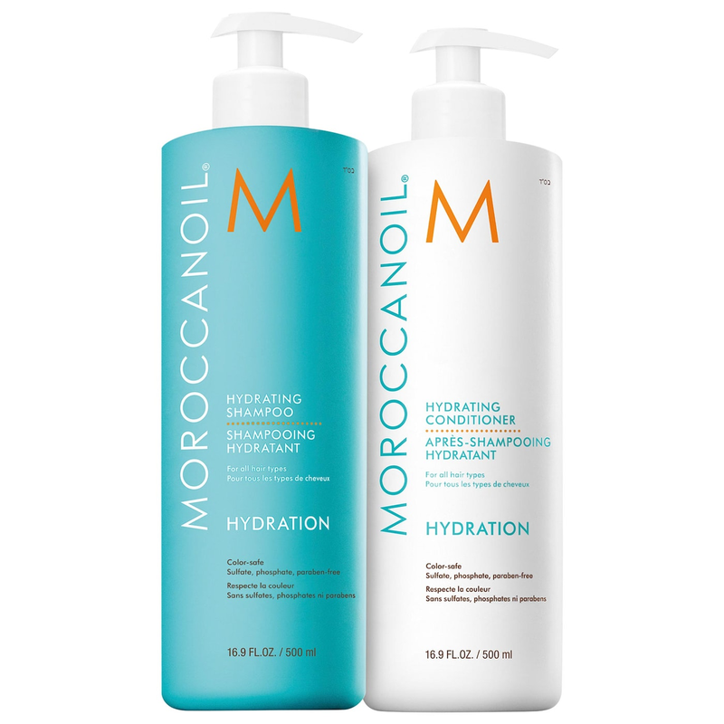 Nava Beauty Moroccanoil Hydration Shampoo and Conditioner Jumbo Set Bath &amp; Body White Smoke Default Title