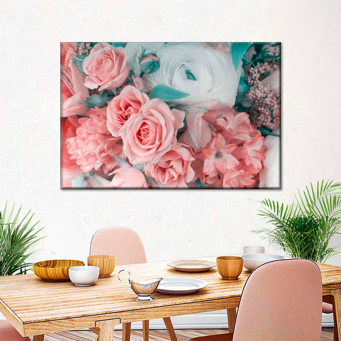 Blush Pink Floral Wall Art