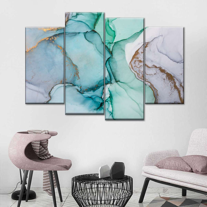 Light Ink Abstract Wall Art