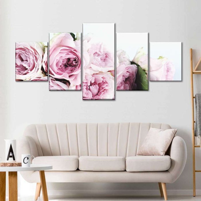 Layers Of Pink Peonies Wall Art