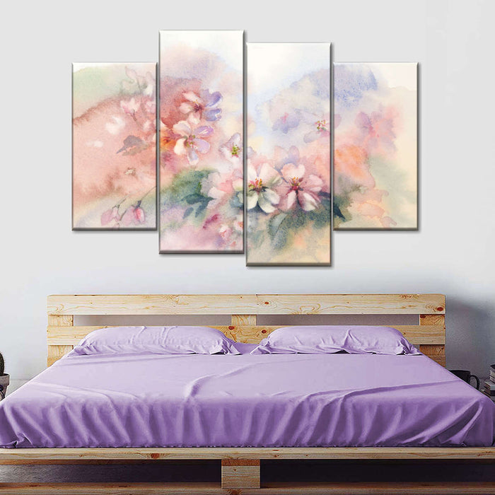 Abstract Cherry Blossom Wall Art