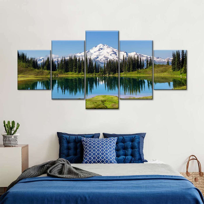 Mount Rainier Little Lagoon Wall Art