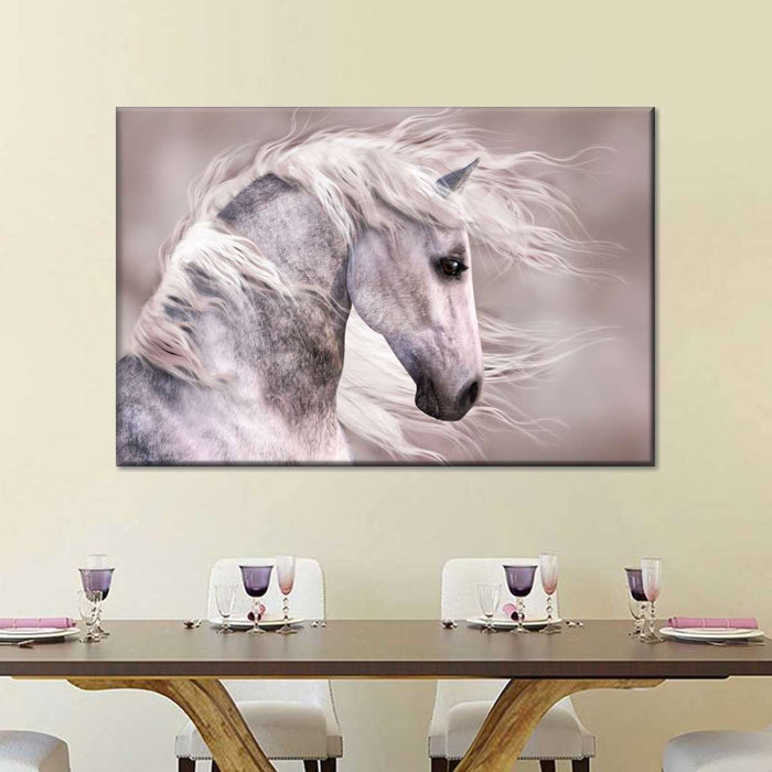 Arabian Dapple Grey Horse Wall Art