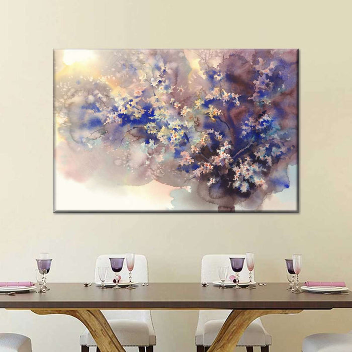 Cherry Floral Abstract Wall Art