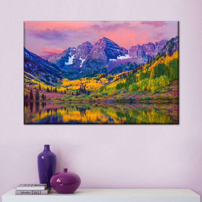 Maroon Bells Autumn Beauty Wall Art